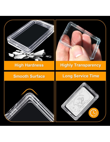 45 Cápsulas de Almacenamiento para Barras de Plata 1 oz HESHUYU