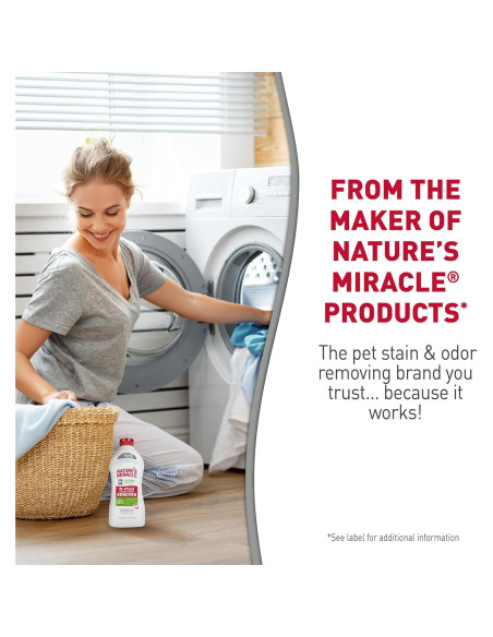 Aditivo para Lavado Nature's Miracle 0.91 kg - Remueve Manchas y Olores