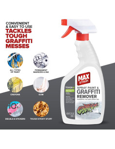 Removedor de Graffiti Max Strip Spray Paint 622g - Gel Sin Goteo 2