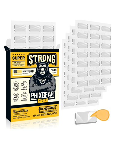 Masilla de Montaje Grande PHIXBEAR 252 Pcs Sin Residuo