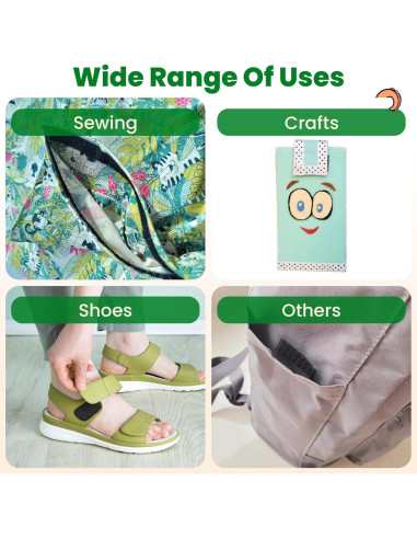 Cinta Adhesiva de Gancho y Bucle ECOHomes 1x4 cm - 16 Conjuntos