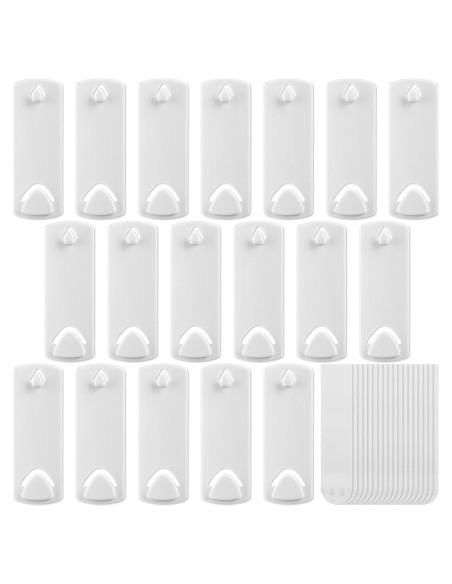 18 Ganchos Adhesivos para Cuadros Command - Sin Clavos, Blanco