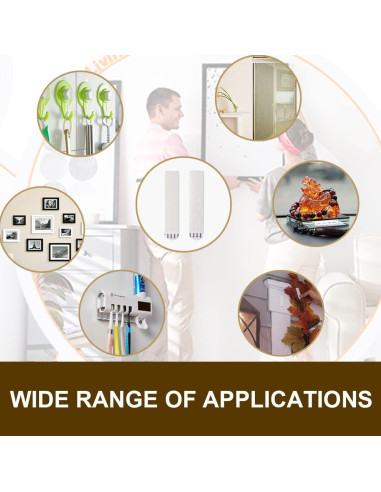 Tiras Adhesivas para Colgar Cuadros Huayoto 32 Pares 0.64 kg