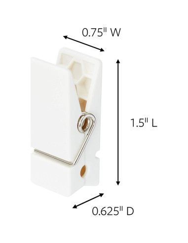 Ganchos de Primavera Command Cuarzo 8 Unidades Sin Daños