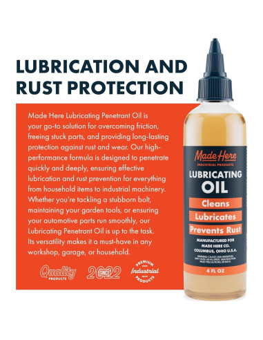 Aceite Penetrante Lubricante Multifuncional Made Here 113g
