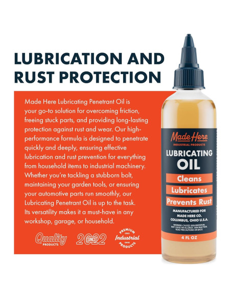 Aceite Penetrante Lubricante Multifuncional Made Here 113g