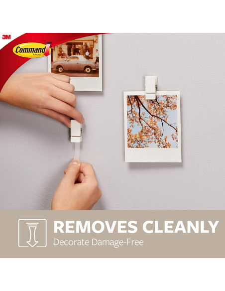 Ganchos de Primavera Command Cuarzo 8 Unidades Sin Daños