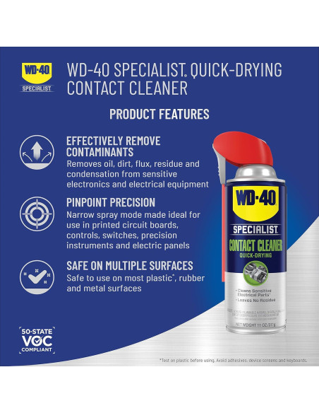 Paquete Limpiador de Carburadores y Contactos WD-40 1-Pack