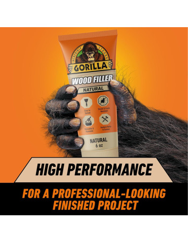 Relleno de Madera Gorilla 170g Natural Resistente al Agua