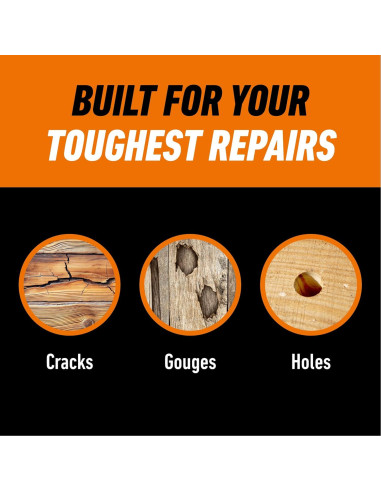 Relleno de Madera Gorilla 170g Natural Resistente al Agua