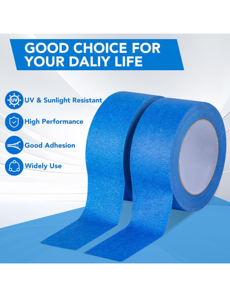 Cinta de Pintor VOISEN 16 Rollos 4.7 cm x 50.29 m Azul