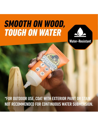 Relleno de Madera Gorilla 170g Natural Resistente al Agua