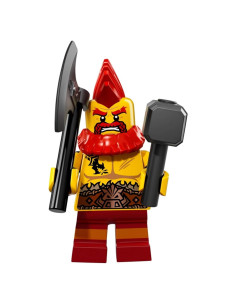 Minifigura LEGO Serie 17 Gnomo de Batalla 71018
