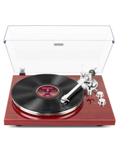 Tocadiscos de Correa 1 BY ONE Bluetooth con USB 33/45 RPM