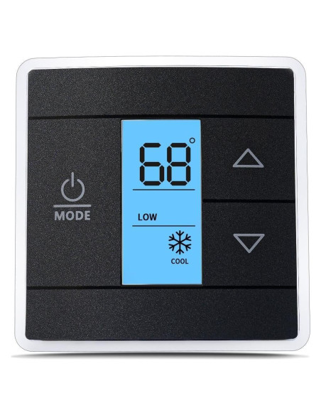 Termostato de Pared Exuberante para RV - Control Frío/Calor