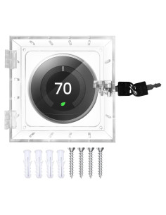 Caja de bloqueo para termostato Young Dance con llave 12x11.5 cm