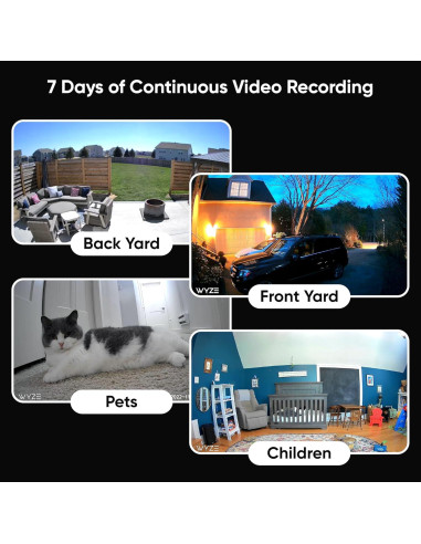 Paquete Cámara de Seguridad Wyze Cam Pan v3 + Adaptador + 128GB