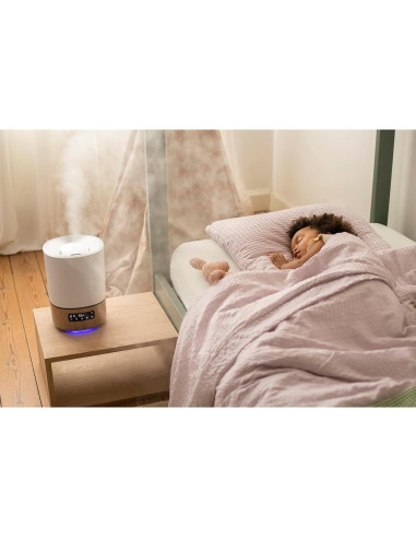 Humidificador Inteligente Safety 1st 3.8L con App y Luz Nocturna
