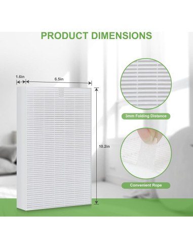 Filtro HEPA y Carbón Activado Outbeg R3 para HPA300