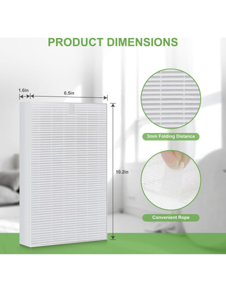 Filtro HEPA y Carbón Activado Outbeg R3 para HPA300