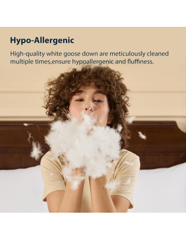 Almohada de Plumas de Ganso Pacific Coast Queen 700 Relleno