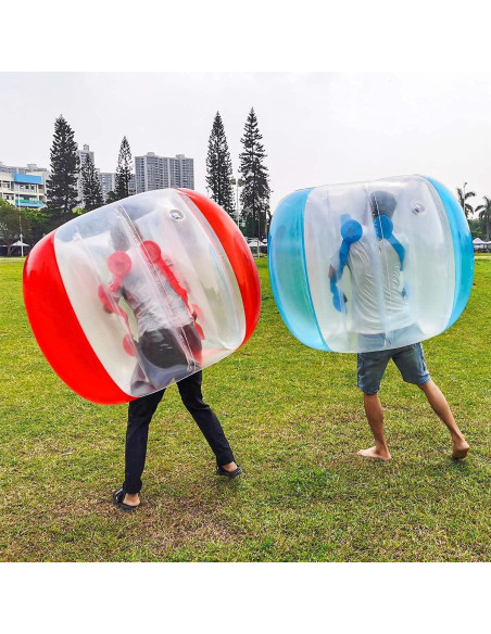 Bolas Inflables Sumo 122 cm SUNSHINE-MALL 2 Pcs Rojo/Azul