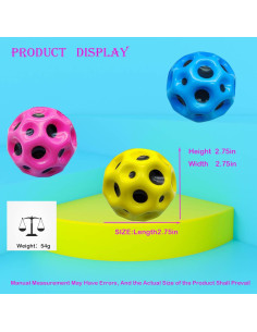 Pelotas Rebotadoras JIANLEKE 6 Unidades 6.99 cm Multicolor 2