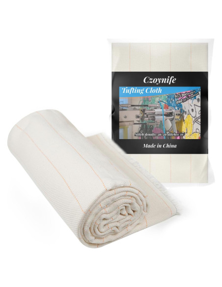 Tela de Tufting Premium Czoynife 101.6x101.6 cm con Líneas Marcadas