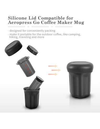 Tapa de Silicona para Aeropress Go Cafetera - Repuestos