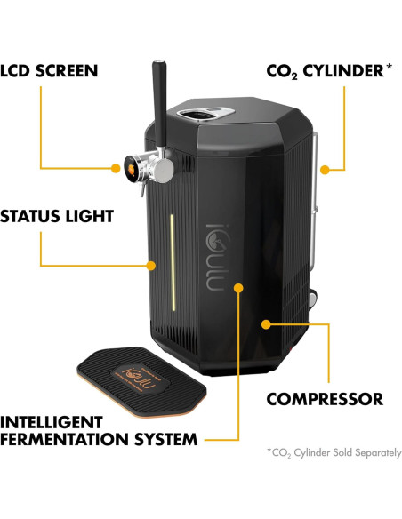 Cervecero Automático iGulu F1 3.8L Control Temperatura y Presión