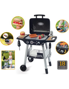 Parrilla BBQ Smoby con Accesorios 18 Piezas - 50 cm 2