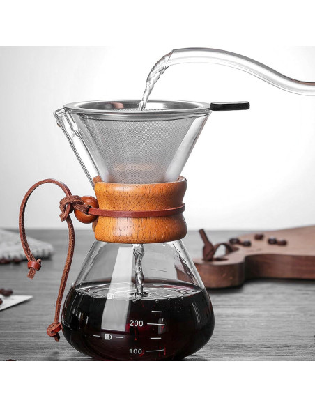 Filtro de café de goteo GLMMIR de acero inoxidable reutilizable