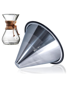 Filtro de café reutilizable Quell para Chemex 6-10 tazas
