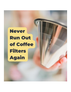 Filtro de café reutilizable Quell para Chemex 6-10 tazas 2