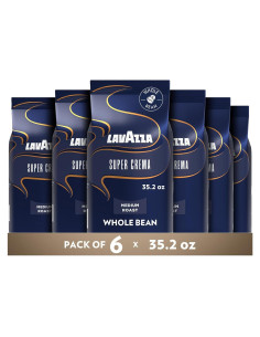 Café en Grano Lavazza Super Crema 1 kg Tostado Medio Espresso