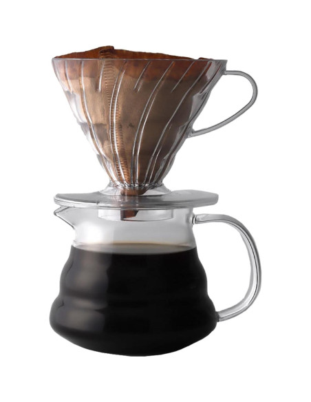 Cafetera de Goteo Marirao Cerámica Manual 1 Taza Transparente