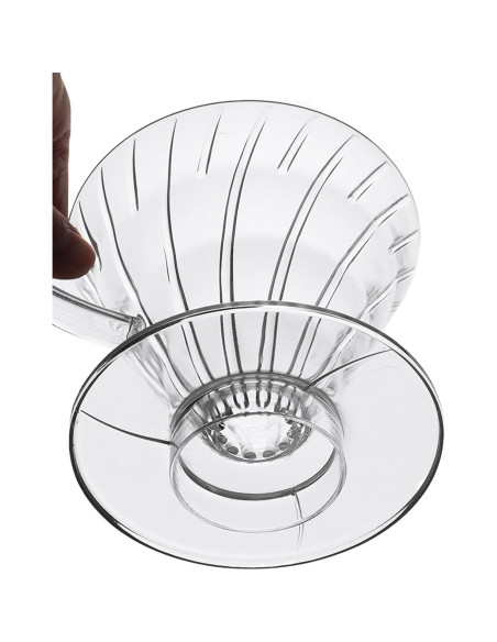 Cafetera de Goteo Marirao Cerámica Manual 1 Taza Transparente