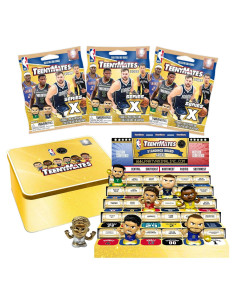 Lata de Coleccionista TeenyMates NBA 2025 con 6 Figuras