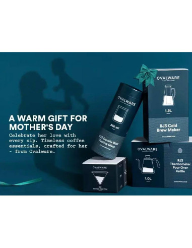 Filtro de café de acero inoxidable Ovalware - Dripper reutilizable