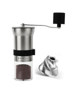Molino de café manual Matrjestice con muela de acero inoxidable 31.7g