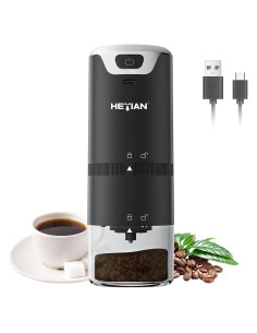 Molino de café eléctrico portátil HeTian MD01 0.5kg USB