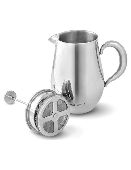 Cafetera Prensa Francesa VeoHome 1L Acero Inoxidable Irrompible