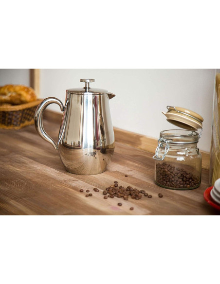 Cafetera Prensa Francesa VeoHome 1L Acero Inoxidable Irrompible