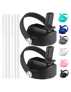 Tapa de Pajita DBIW para Botellas Hydro Flask Boca Ancha 2 Pack