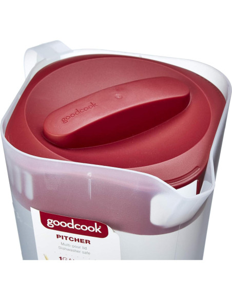 Jarra de 3.785L GoodCook con Tapa de 4 Vías Sin BPA
