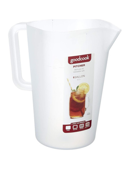 Jarra de 3.785L GoodCook con Tapa de 4 Vías Sin BPA