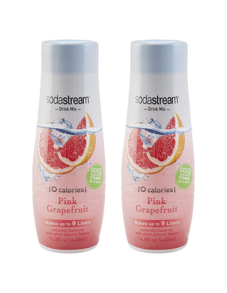 SodaStream Pomelo Rosa 440 ml Cero Calorías - Paquete de 2