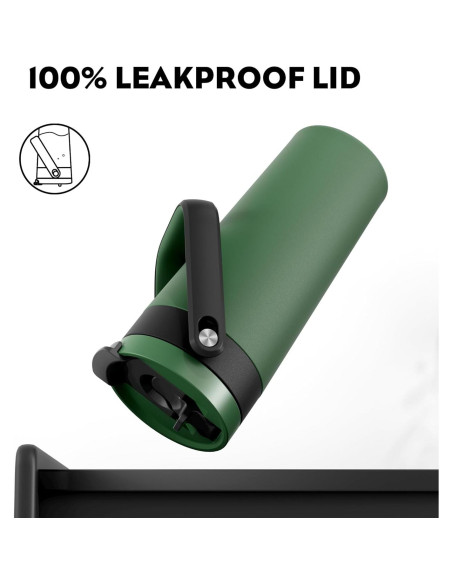 Taza de Café Aislada 24 oz POWCAN con Tapa 2-en-1 y Asa