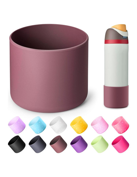 Funda Protectora de Silicona Owala 24 oz - Marrón Rojizo