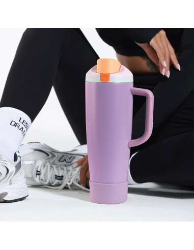 Funda de Silicona Antideslizante Diumepo para Botellas Owala 30oz 40oz